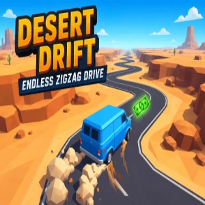 Desert Drift: Endless ZigZag Drive